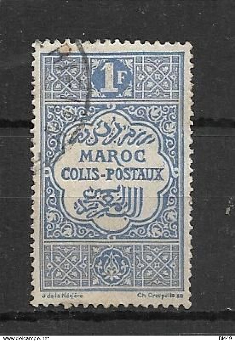 MAROC  Colis Postaux   1917  N° 8   Oblitéré - Strafport