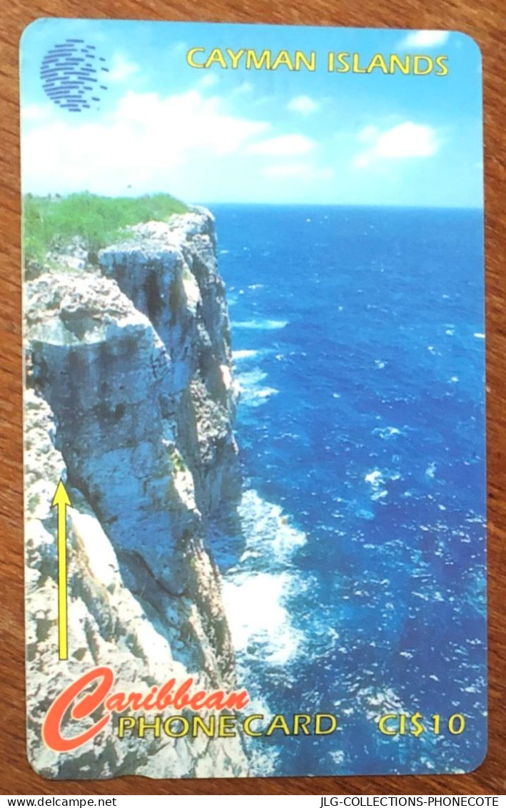 CAYMAN ISLANDS FALAISE CI$ 10 CARIBBEAN CABLE & WIRELESS SCHEDA TELECARTE TELEFONKARTE PHONECARD CALLING CARD - Cayman Islands