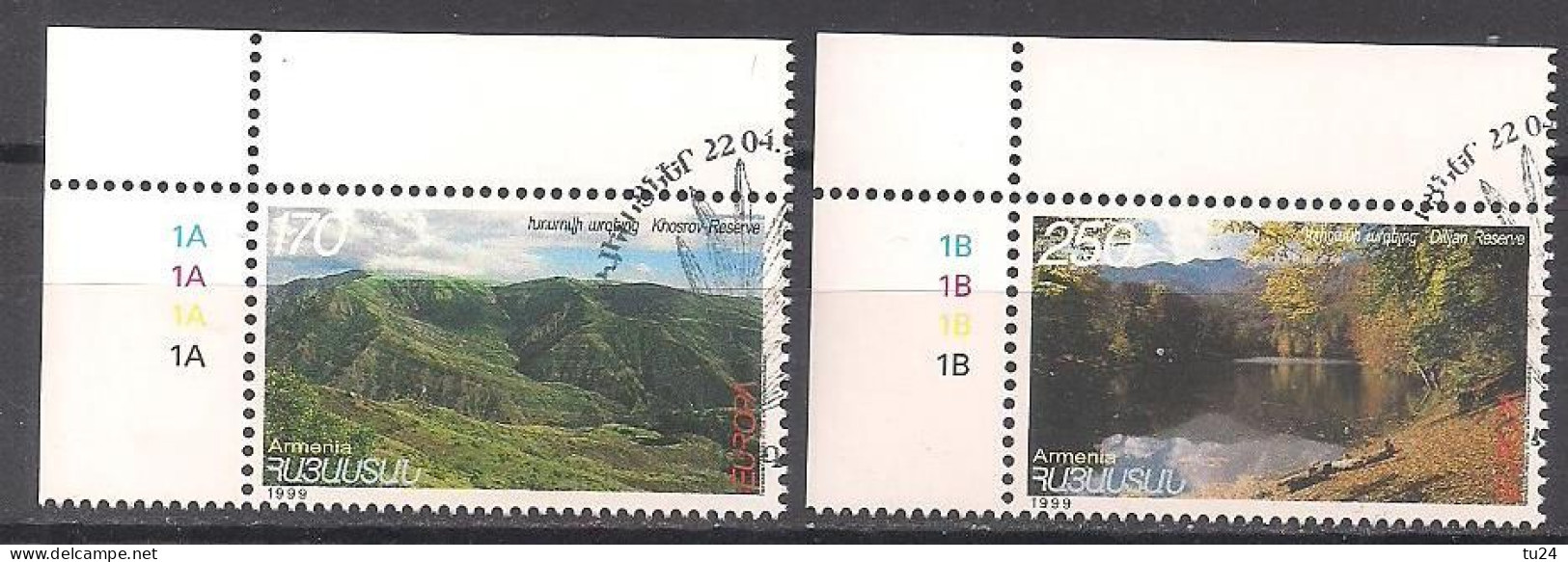 Armenien / Armenia  (1999)  Mi.Nr.  353 + 354  Gest. / Used  (3fc09)  EUROPA - 1999