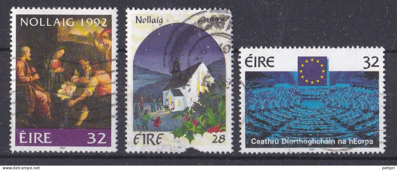 République D Irlande - 1990  99 -   Y&T  N ° 815  817  857    Oblitéré - Usados