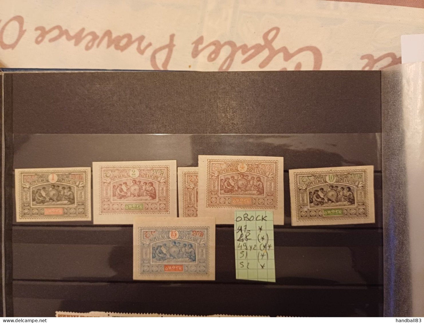 Obock Petit Lot De Timbres Neufs - Unused Stamps