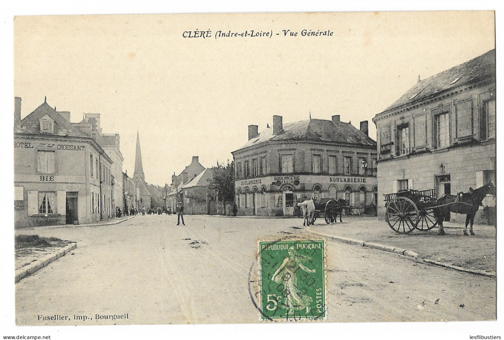 CPA 37 CLERE Vue Générale - Cléré-les-Pins