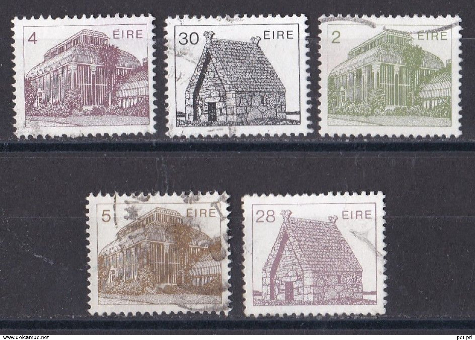 République D Irlande - 1980  89 -   Y&T  N ° 495  500  512  514  572  Oblitéré - Used Stamps