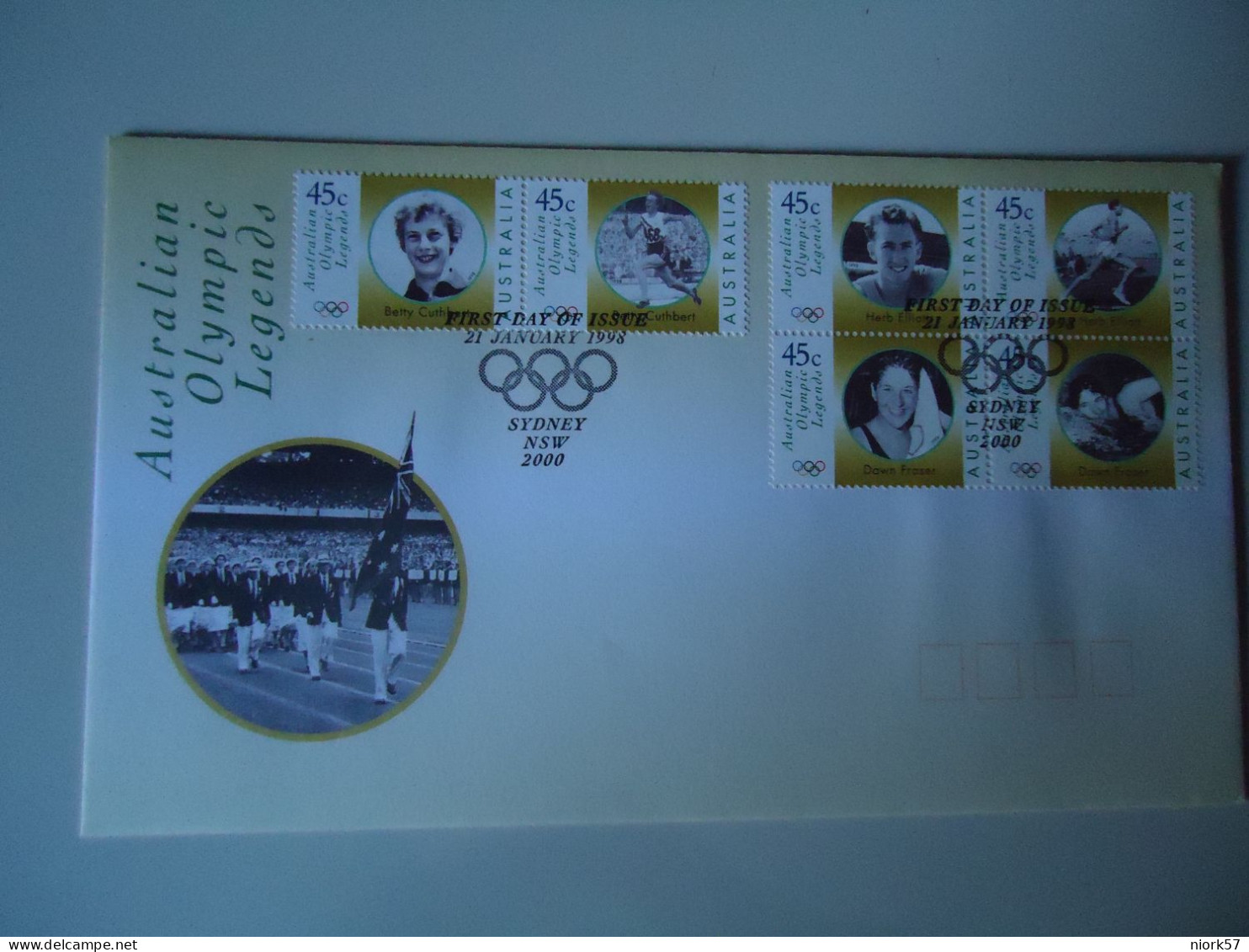 AUSTRALIA   FDC   OLYMPIC GAMES SYDNEY 2000 - Sommer 2000: Sydney