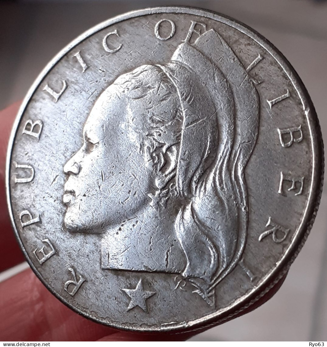 Monnaie 1 dollar 1970 Libéria