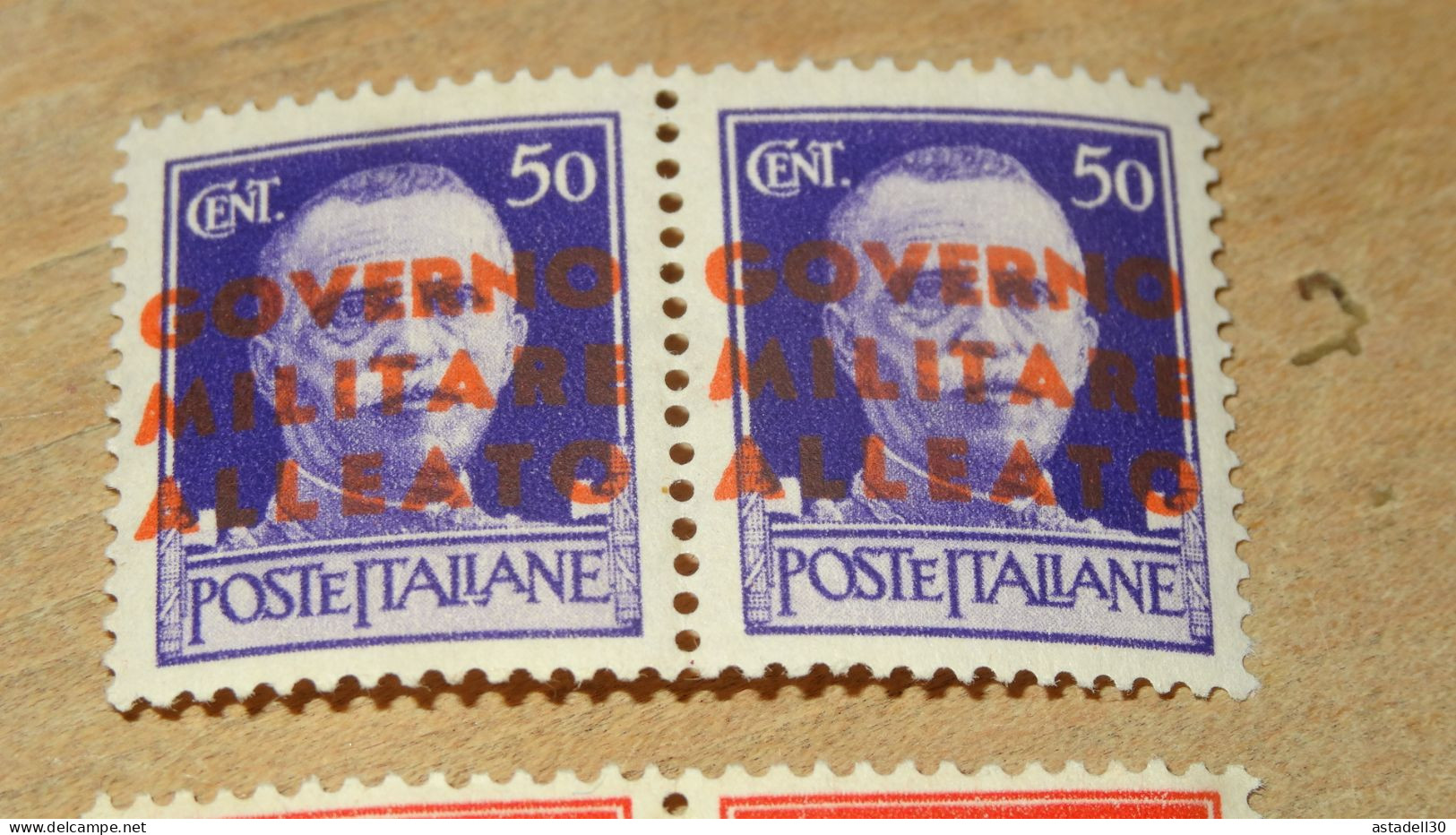 ITALIA : Paire De 3 Timbres Neufs**, Mint**, Gobierno Militare Alleato  .......... CL1-15-1d - Anglo-Amerik. Bez.: Naples