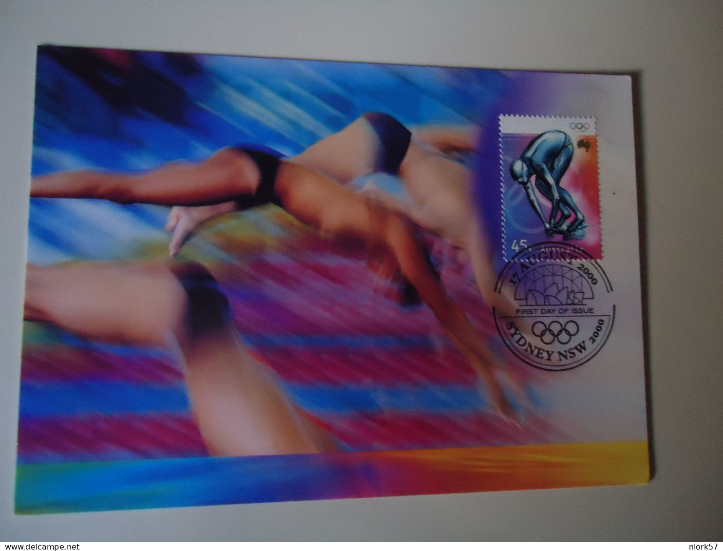 AUSTRALIA  MAXIMUM CARDS   OLYMPIC GAMES  2000 SYDNEY ATHETICS  SPORTS - Sommer 2000: Sydney