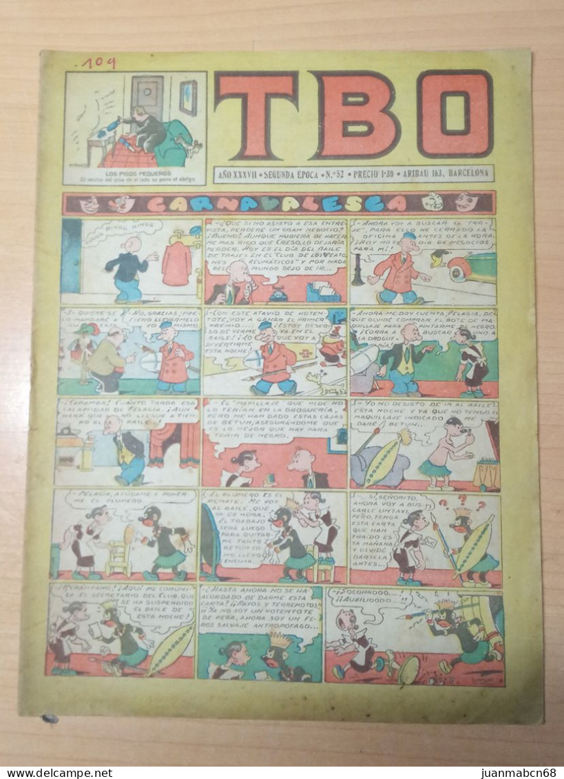 Comic TBO Segunda Epoca Nº52 - Old Comic Books