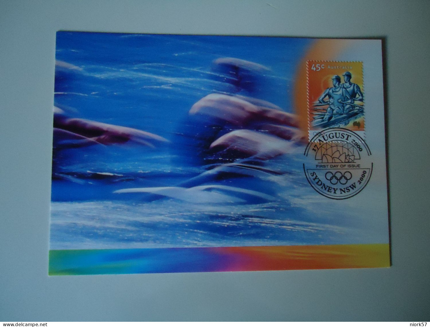 AUSTRALIA  MAXIMUM CARDS   OLYMPIC GAMES  2000 SYDNEY ATHETICS  SPORTS - Estate 2000: Sydney