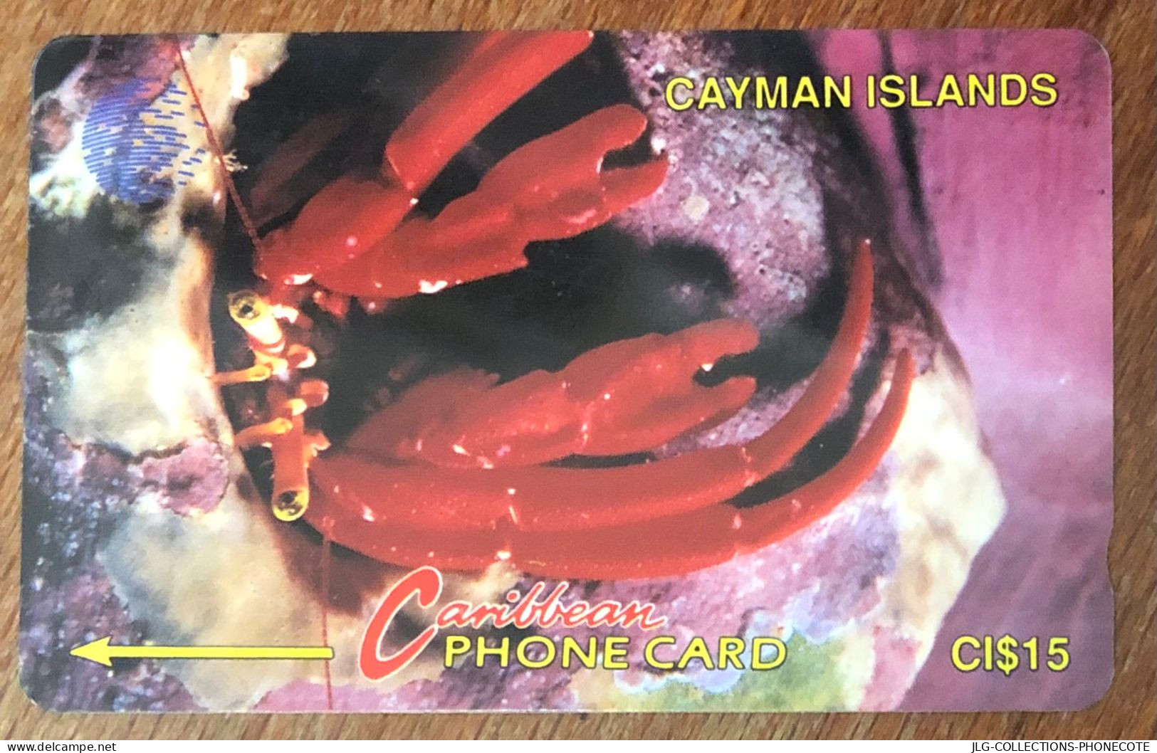 CAYMAN ISLANDS CI$ 15 CARIBBEAN CABLE & WIRELESS SCHEDA TELECARTE TELEFONKARTE PHONECARD CALLING CARD - Iles Cayman