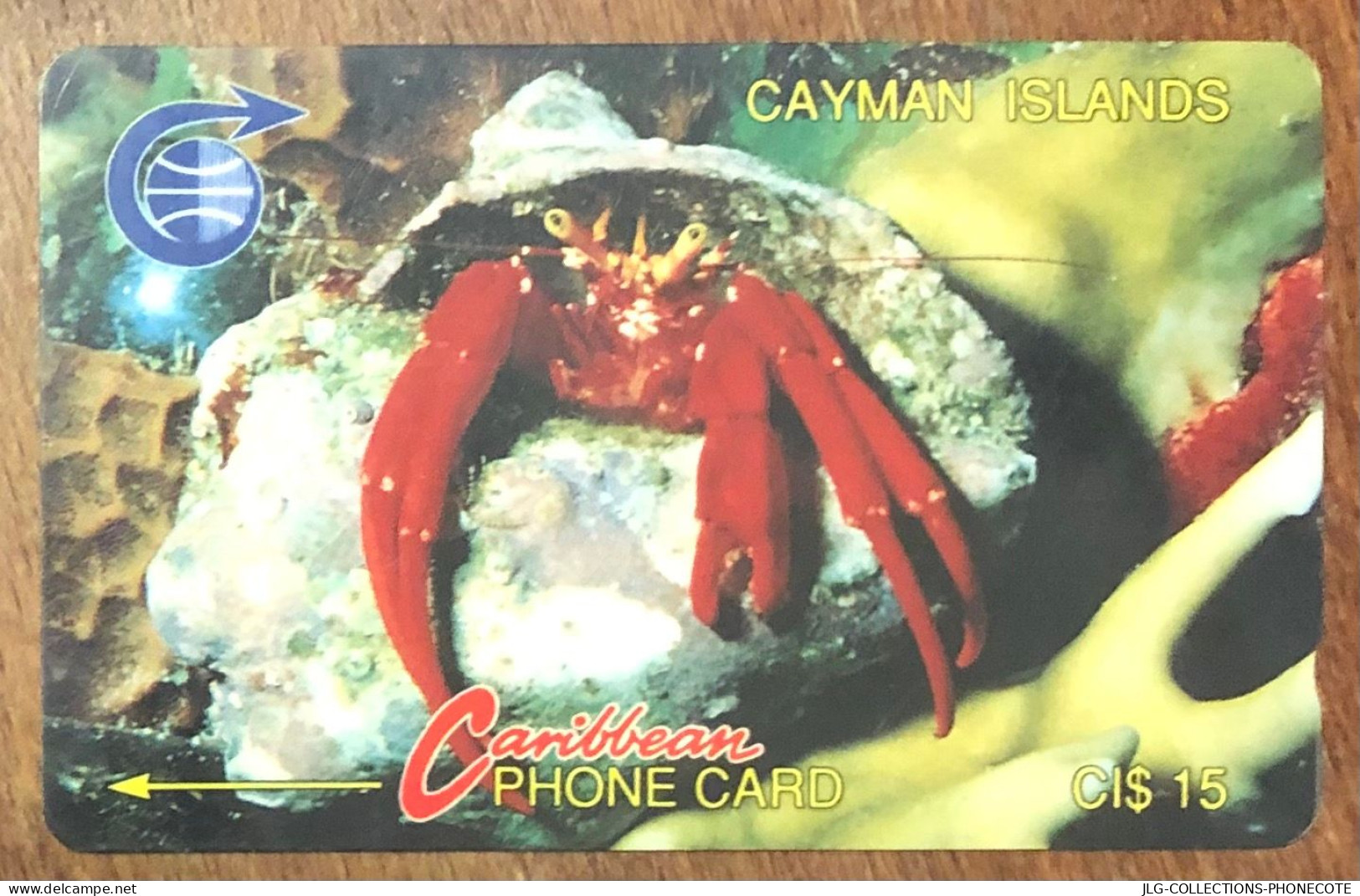 CAYMAN ISLANDS CI$ 15 CARIBBEAN CABLE & WIRELESS SCHEDA TELECARTE TELEFONKARTE PHONECARD CALLING CARD - Cayman Islands