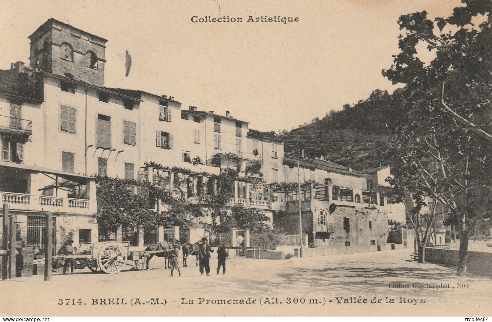 CPA-06-BREIL-Vallée De La Roya-La Promenade - Breil-sur-Roya