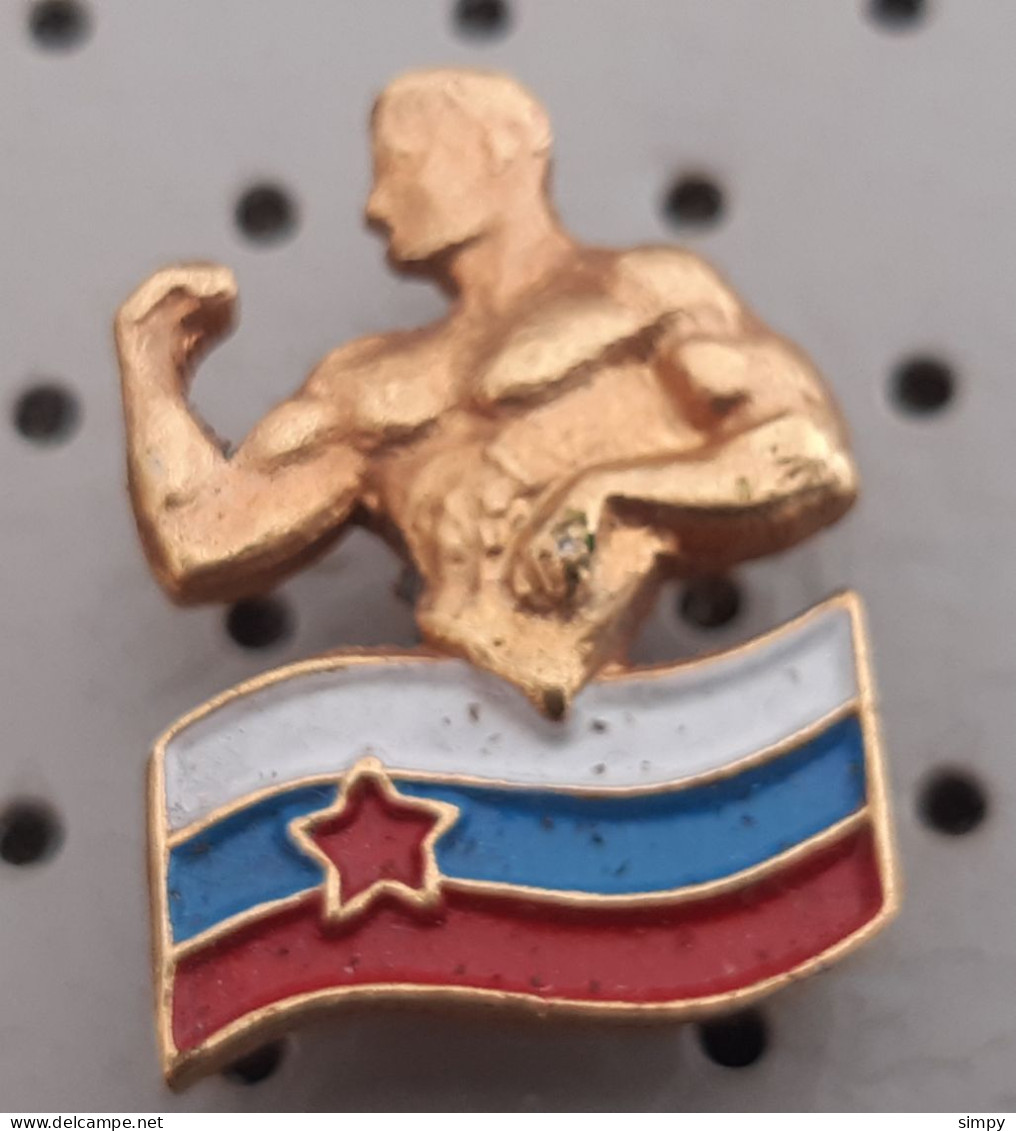 Wrestling Body Building Federation Of Slovenia  Pin - Worstelen