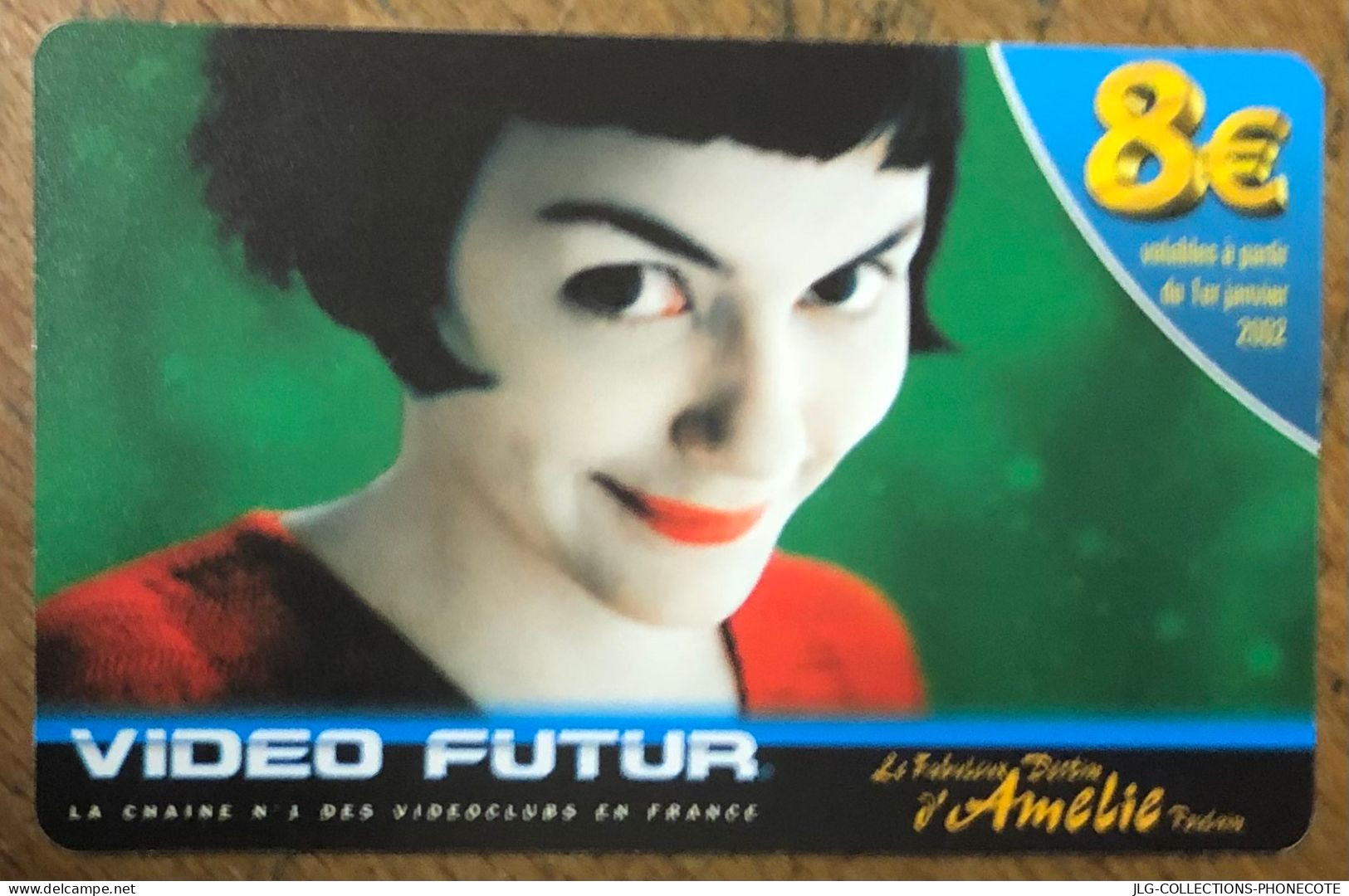 VIDEO FUTUR AMÉLIE POULAIN CINEMA FILM PAS TELECARTE TELEFONKARTE SCHEDA TARJETA PHONECARD PREPAID PREPAYÉE CALLING CARD - Subscription