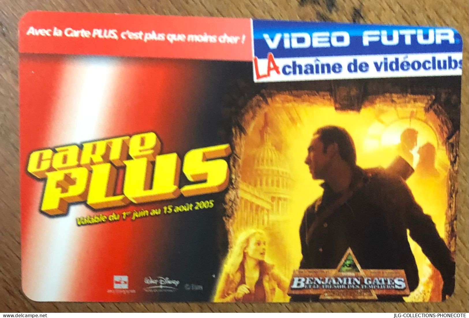 VIDEO FUTUR BENJAMIN GATES CINEMA PAS TELECARTE TELEFONKARTE SCHEDA TARJETA PHONECARD PREPAID PREPAYÉE CALLING CARD - Abonnement