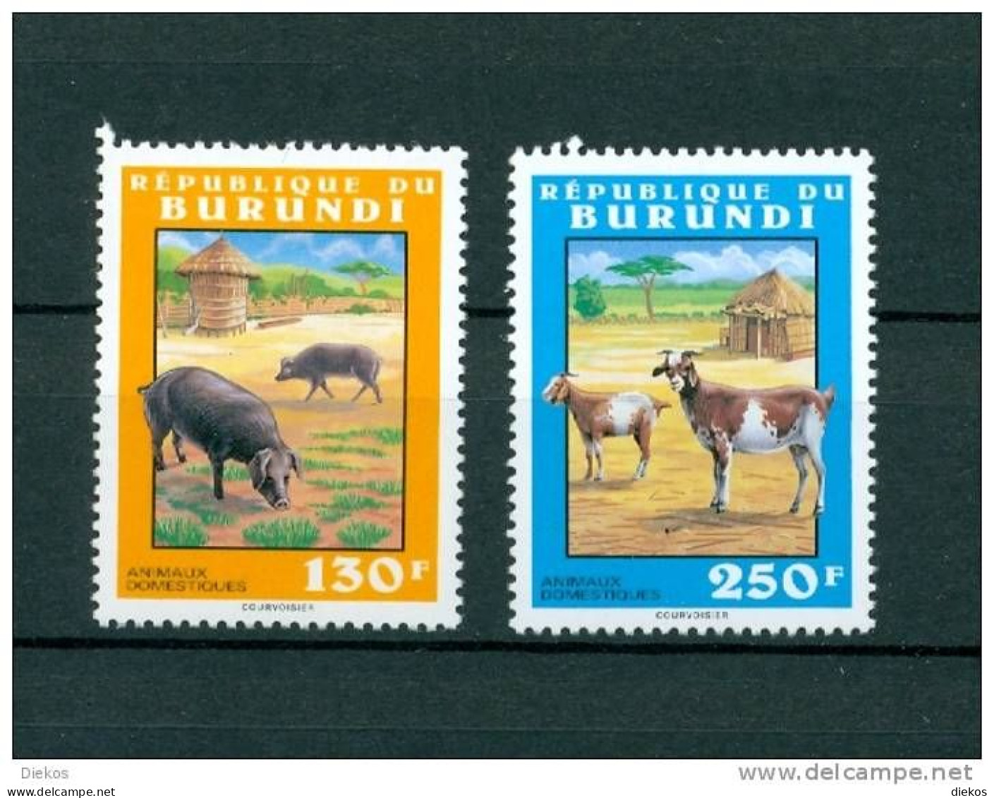 Burundi No:  1788 - 89 Postfrisch MNH  ** #706 - Nuovi