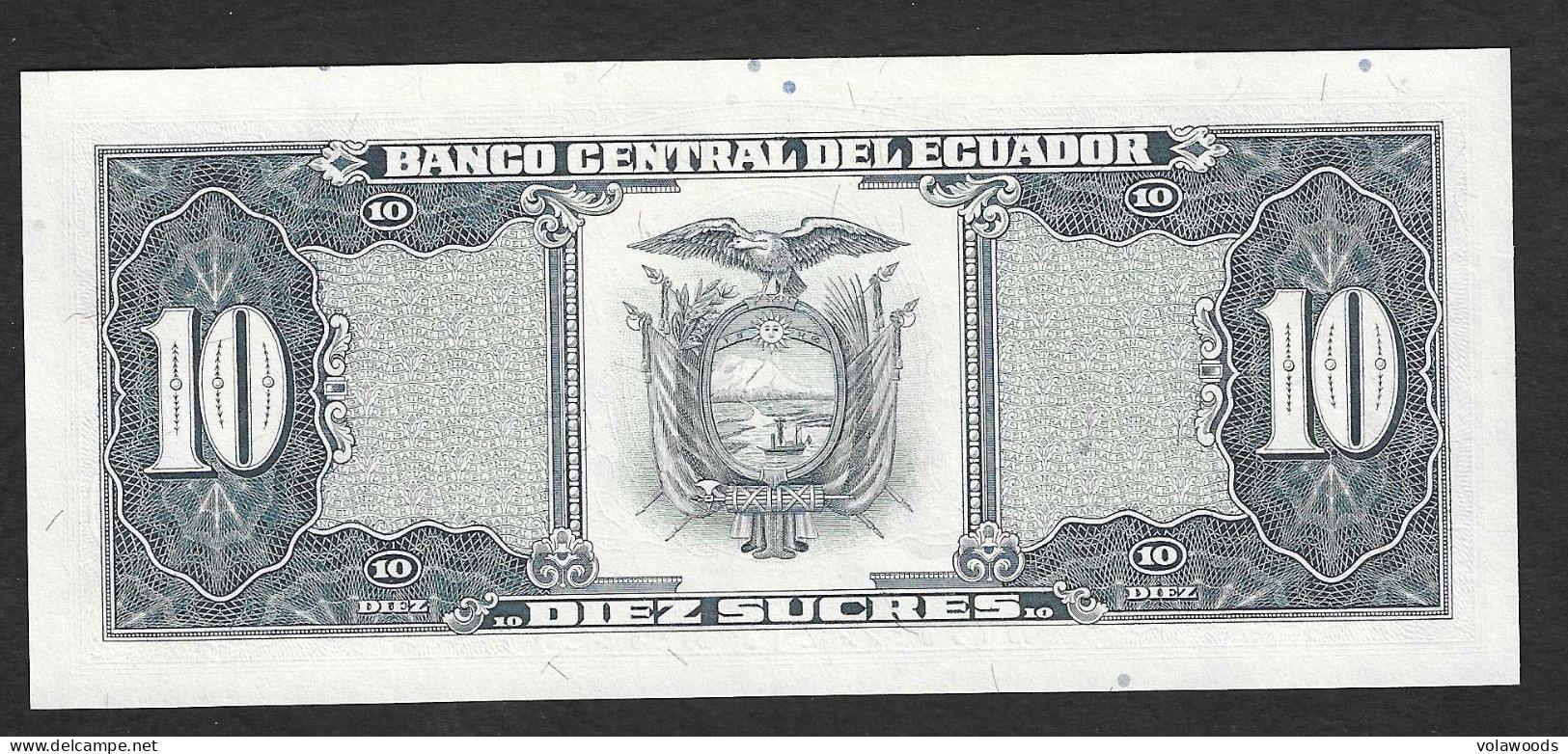 Ecuador - Banconota Non Circolata FdS UNC Da 10 Sucres P-121a.10 - 1988 #19 - Ecuador