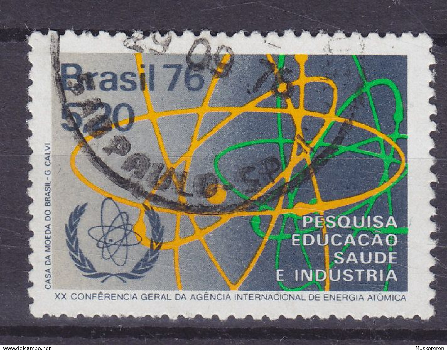 Brazil 1976 Mi. 1560, Konferenz Der Internationalen Atomenergieorganisation (IAEA) - Gebraucht