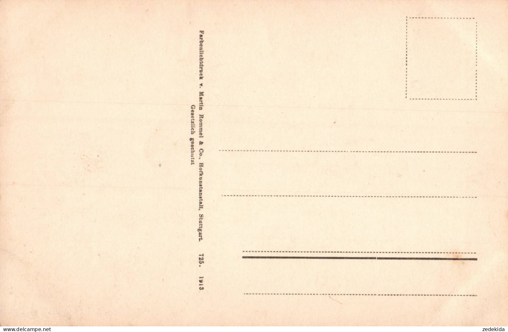 E8659 - Farbenlichtdruck - Martin Rommel & Co Stuttgart - Pilz - Pilze