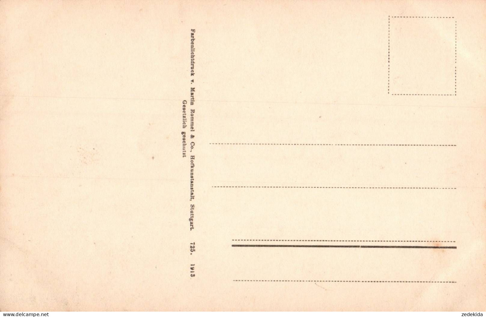 E8659 - Farbenlichtdruck - Martin Rommel & Co Stuttgart - Pilz - Champignons