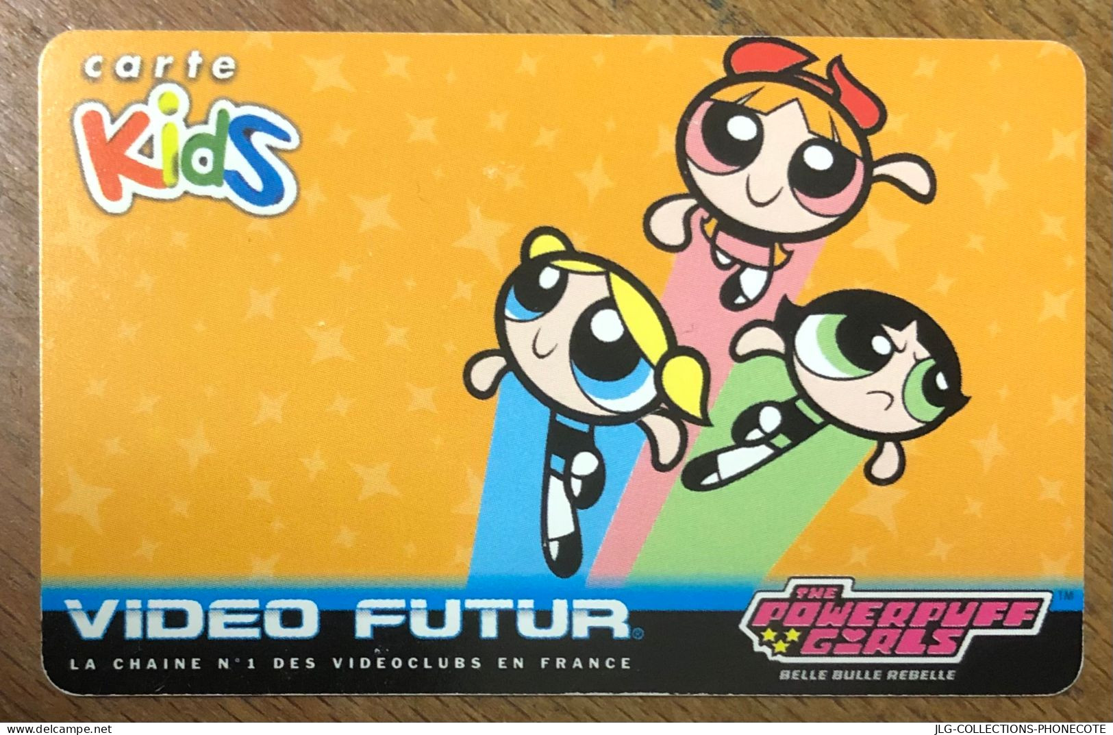 VIDEO FUTUR CARTE KIDS POWERPUFF GIRLS PAS TELECARTE TELEFONKARTE SCHEDA TARJETA PHONECARD PREPAID PREPAYÉE CARD - Kids