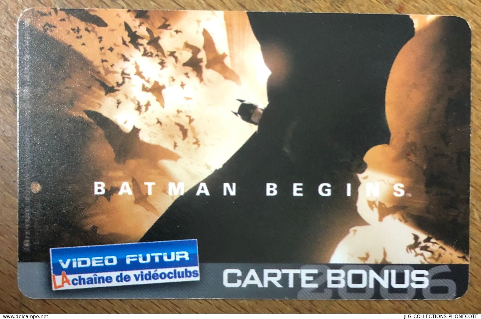 VIDEO FUTUR CARTE BONUS BATMAN PAS TELECARTE TELEFONKARTE SCHEDA TARJETA PHONECARD PREPAID PREPAYÉE CARD - Abonnement