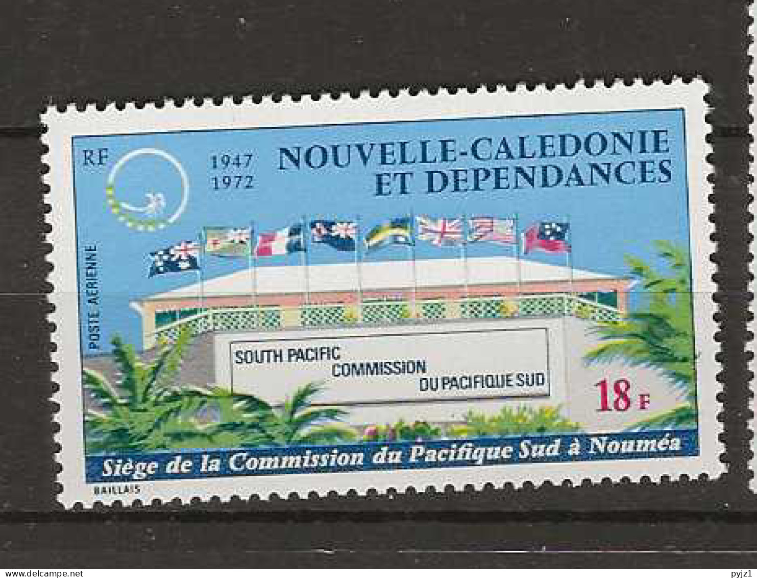 1972 MNH Nouvelle Caladonie Mi  512 Postfris** - Ongebruikt