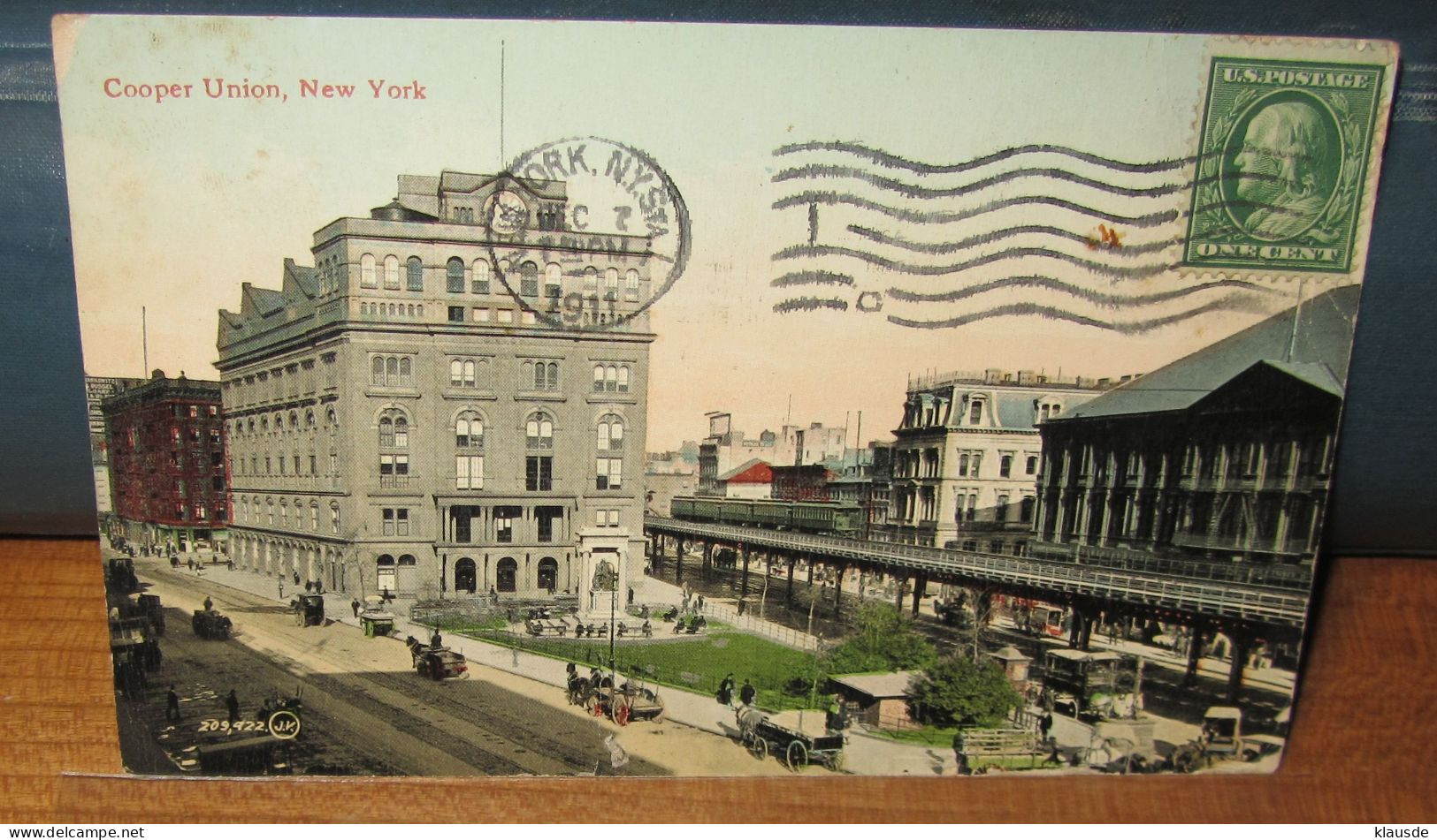 Cooper Union, New York Gel.1911 - Brooklyn