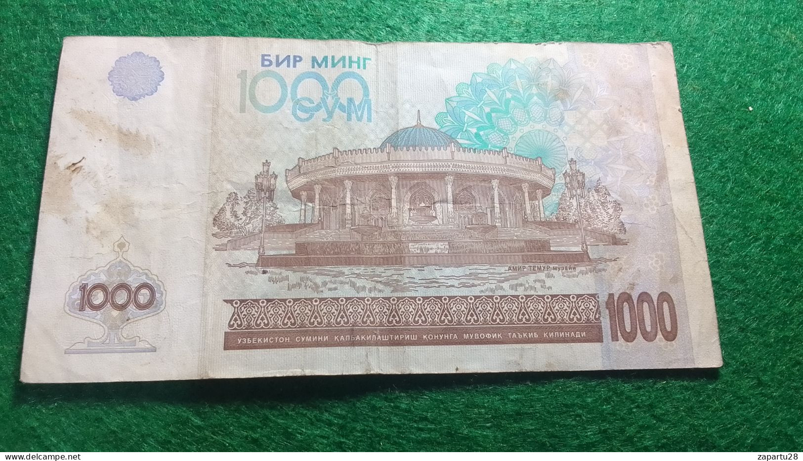 ÖZBEKİSTAN-         1000      SOM      UNC - Uzbekistán