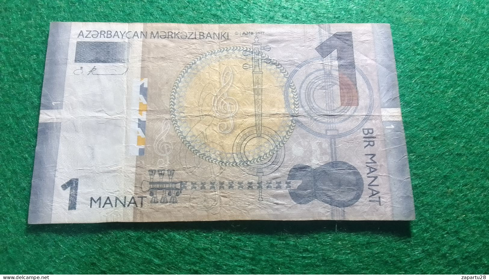 TÜRKMENİSTAN-         1     MANAT           F - Turkmenistan