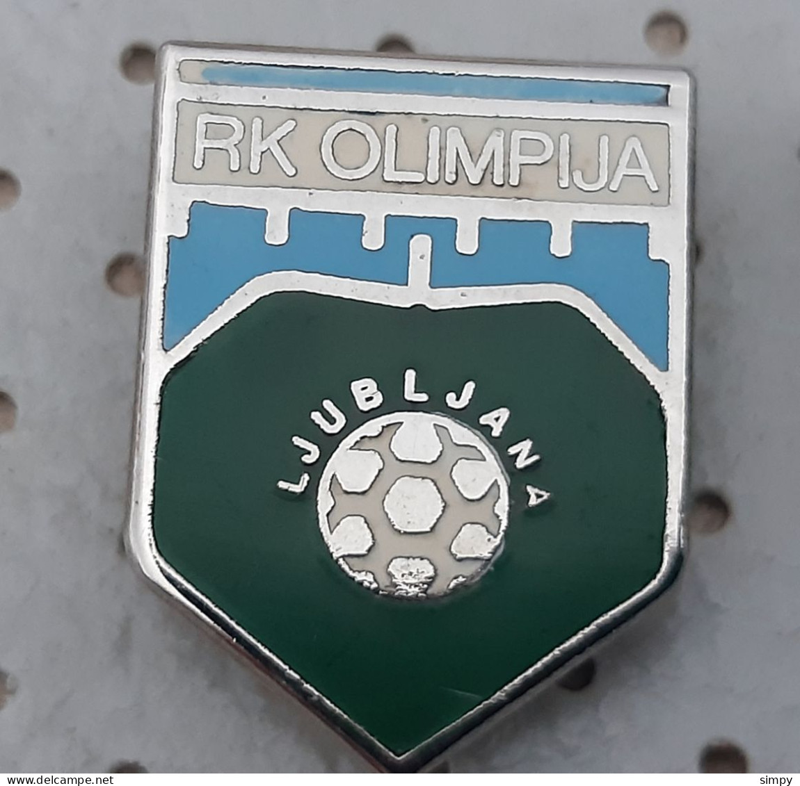 Handball Club RK  OLIMPIJA Ljubljana Slovenia Pin Badge - Handball