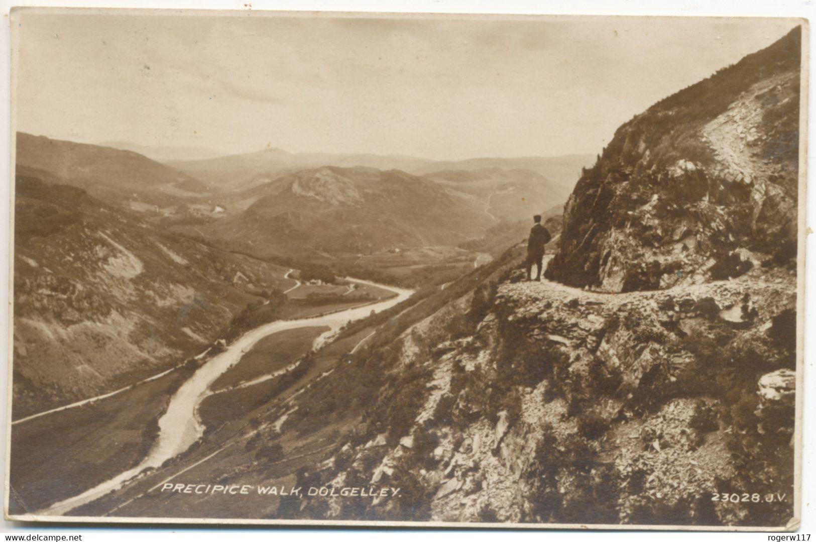 Precipice Walk, Dolgelley, 1936 Postcard - Merionethshire