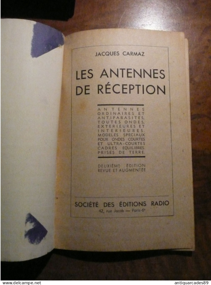 LES ANTENNES DE RECEPTION Par Jacques CARMAZ - Audio-video