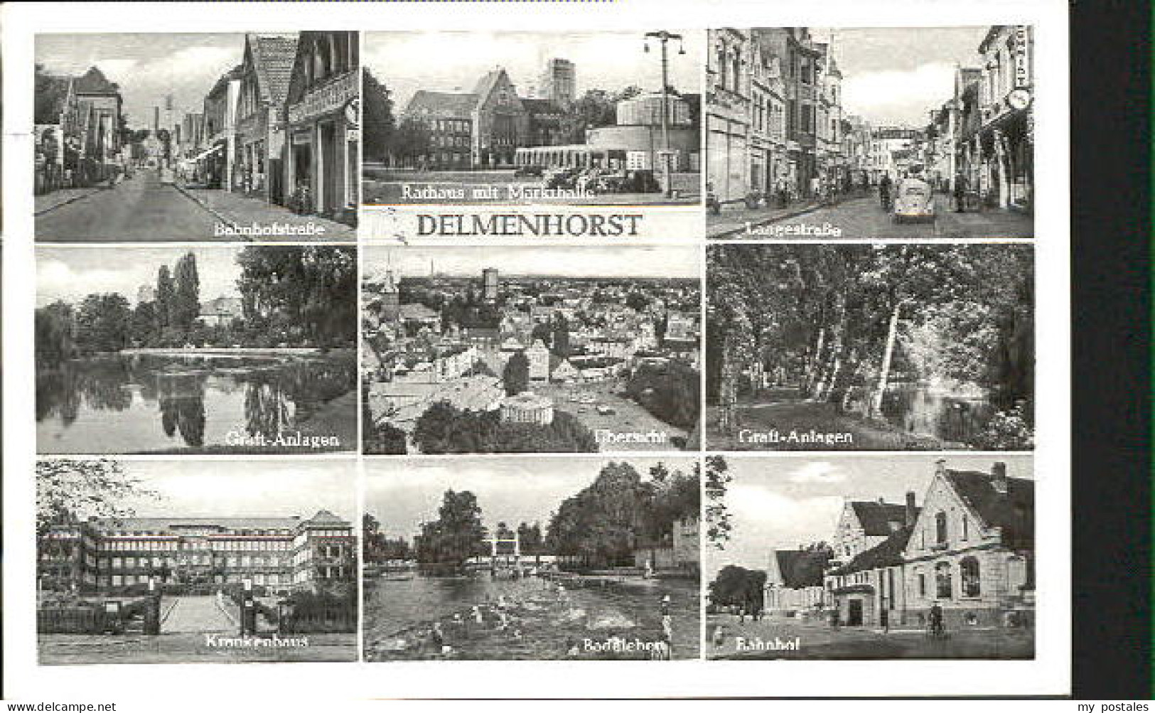 70082401 Delmenhorst Delmenhorst Krankenhaus Halle Bahnhof X 1955 Delmenhorst - Delmenhorst
