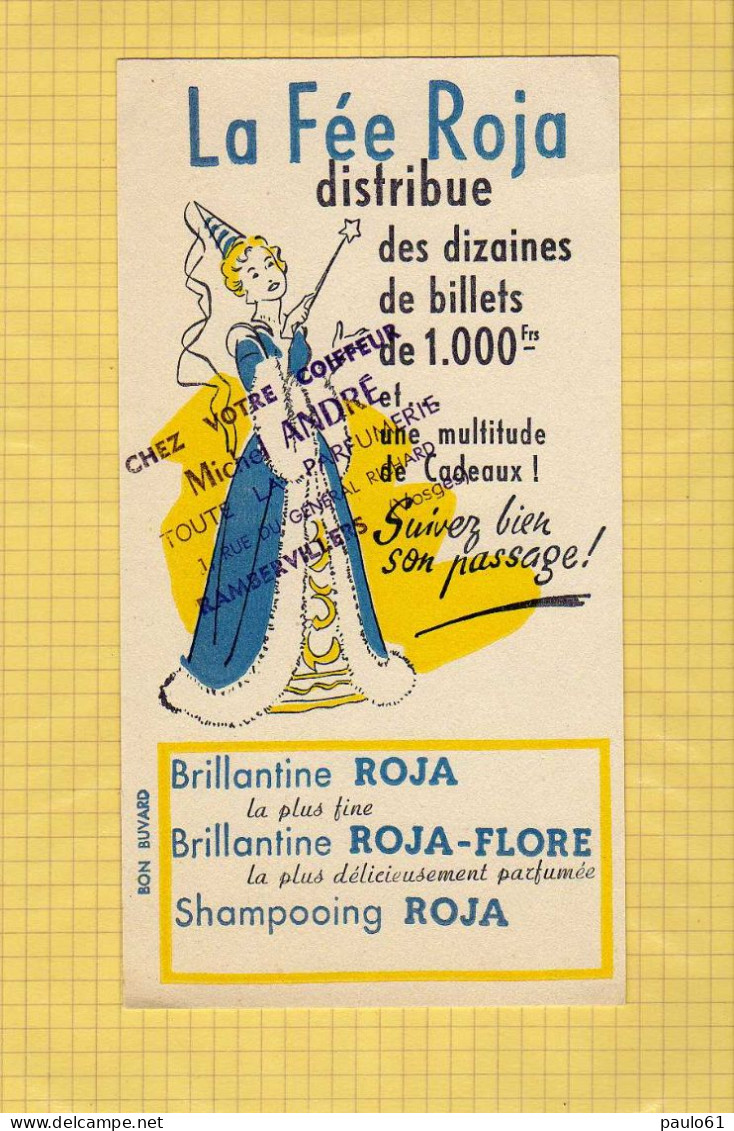 BUVARD :La Fée ROJA  Brillantine - Perfumes & Belleza