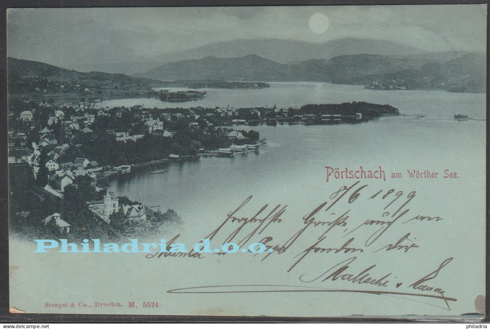 Pörtschach, General View, Mailed 1899 - Pörtschach