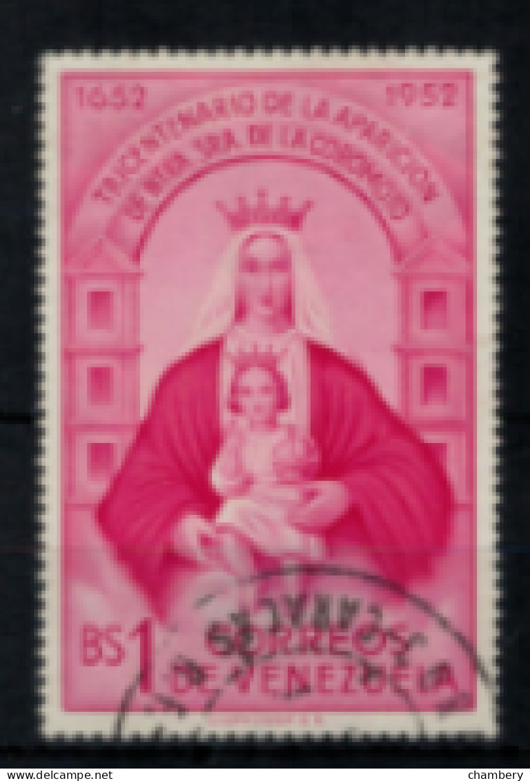 Venezuela - "tricentenaire De L'apparition De N.D. De Coromonto" - T. Oblitéré N° 422 De 1952 - Venezuela
