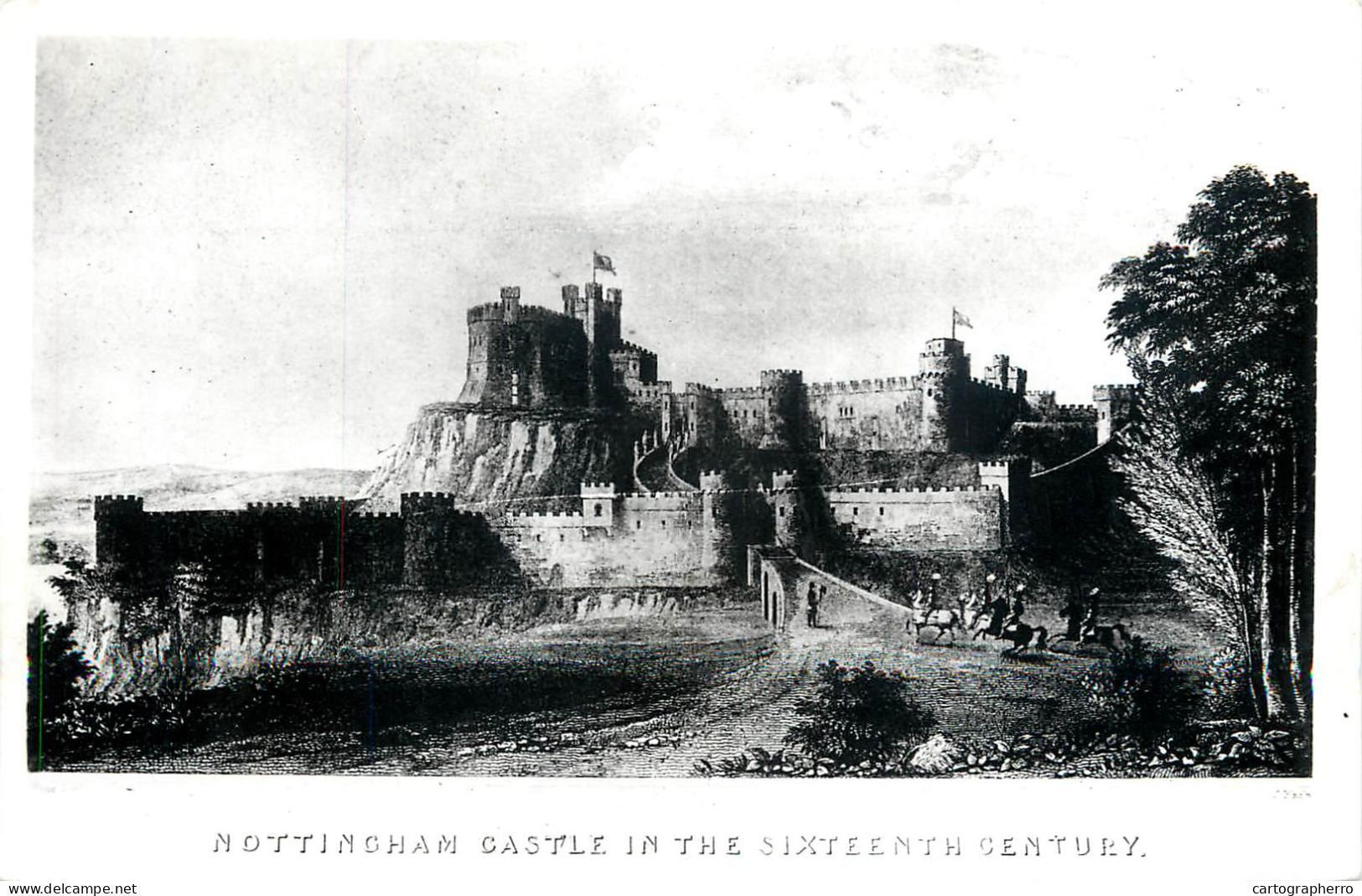 Postcard United Kingdom England Nottingham Castle - Nottingham