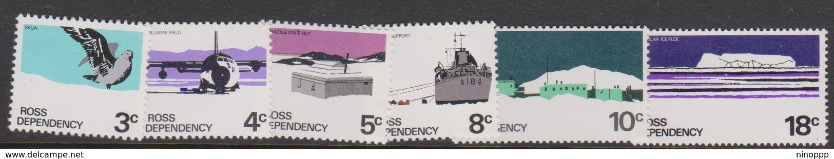 New Zealand-Ross Dependency  Cat 9-14 1979 Definitives, Mint Never Hinged - Ungebraucht