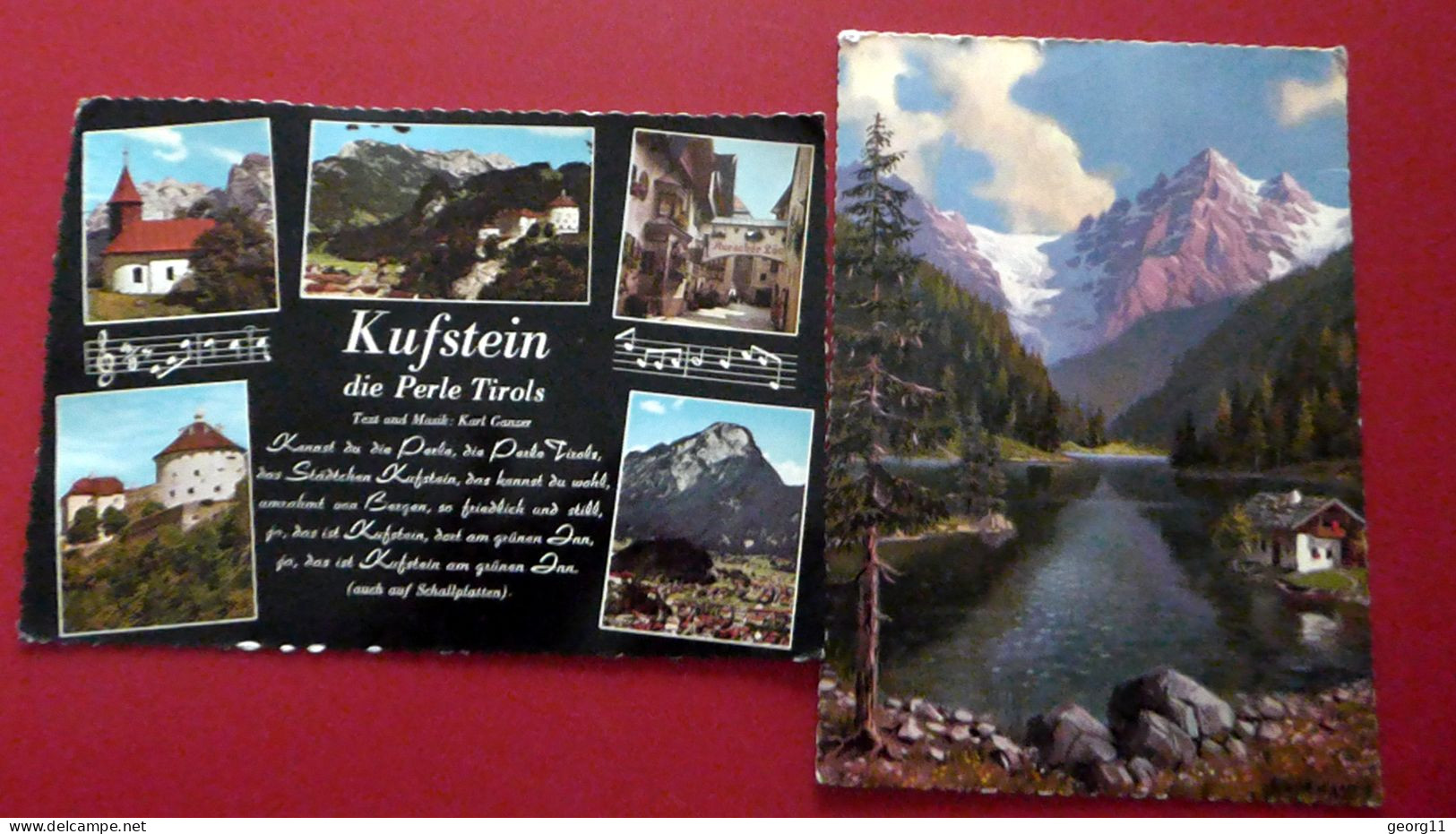 2 X Kufstein - Lied - Tirol - See Im Gebirge - Austria - 1969 - Millstatt