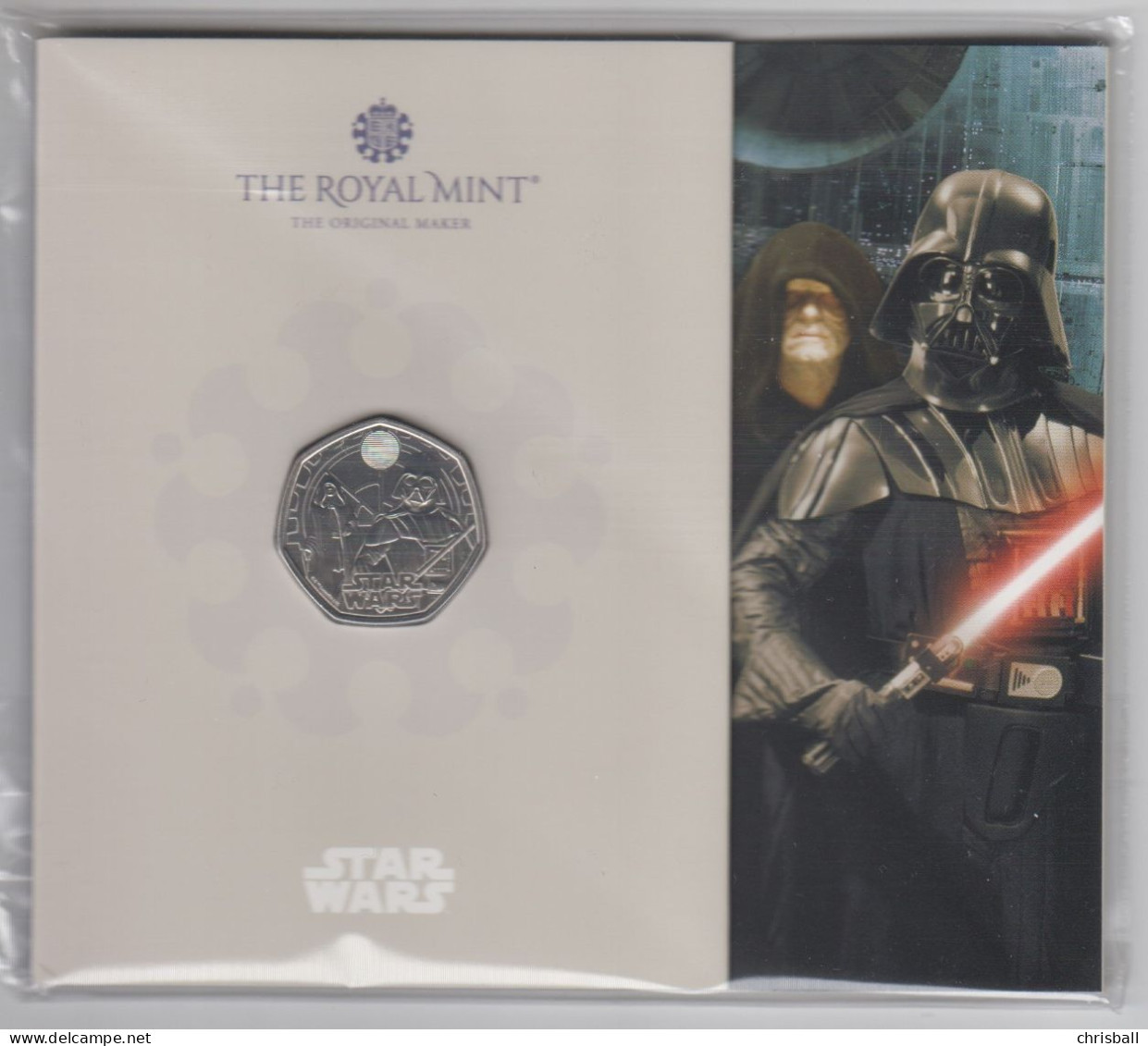 Great Britain UK 2023 50p Coin, Star Wars Darth Vader Bunc - 50 Pence