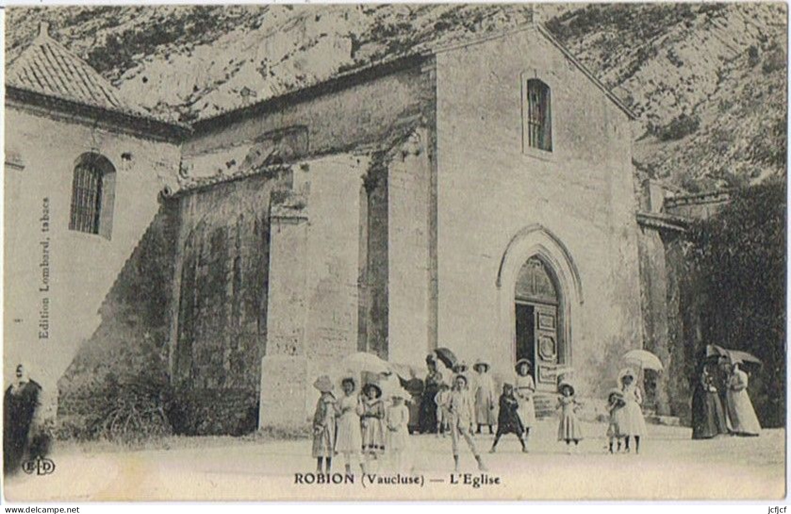 Cpa..84..ROBION..VAUCLUSE..L'EGLISE - Robion