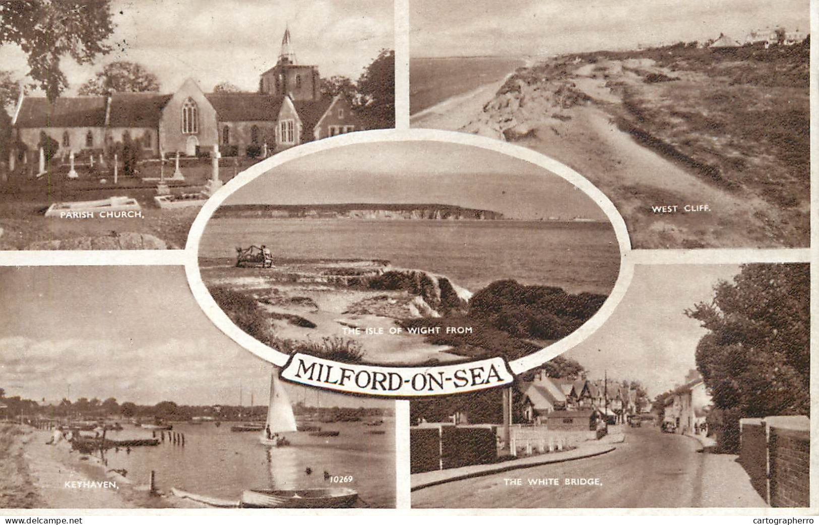 Postcard United Kingdom England Milford On Sea - Lincoln