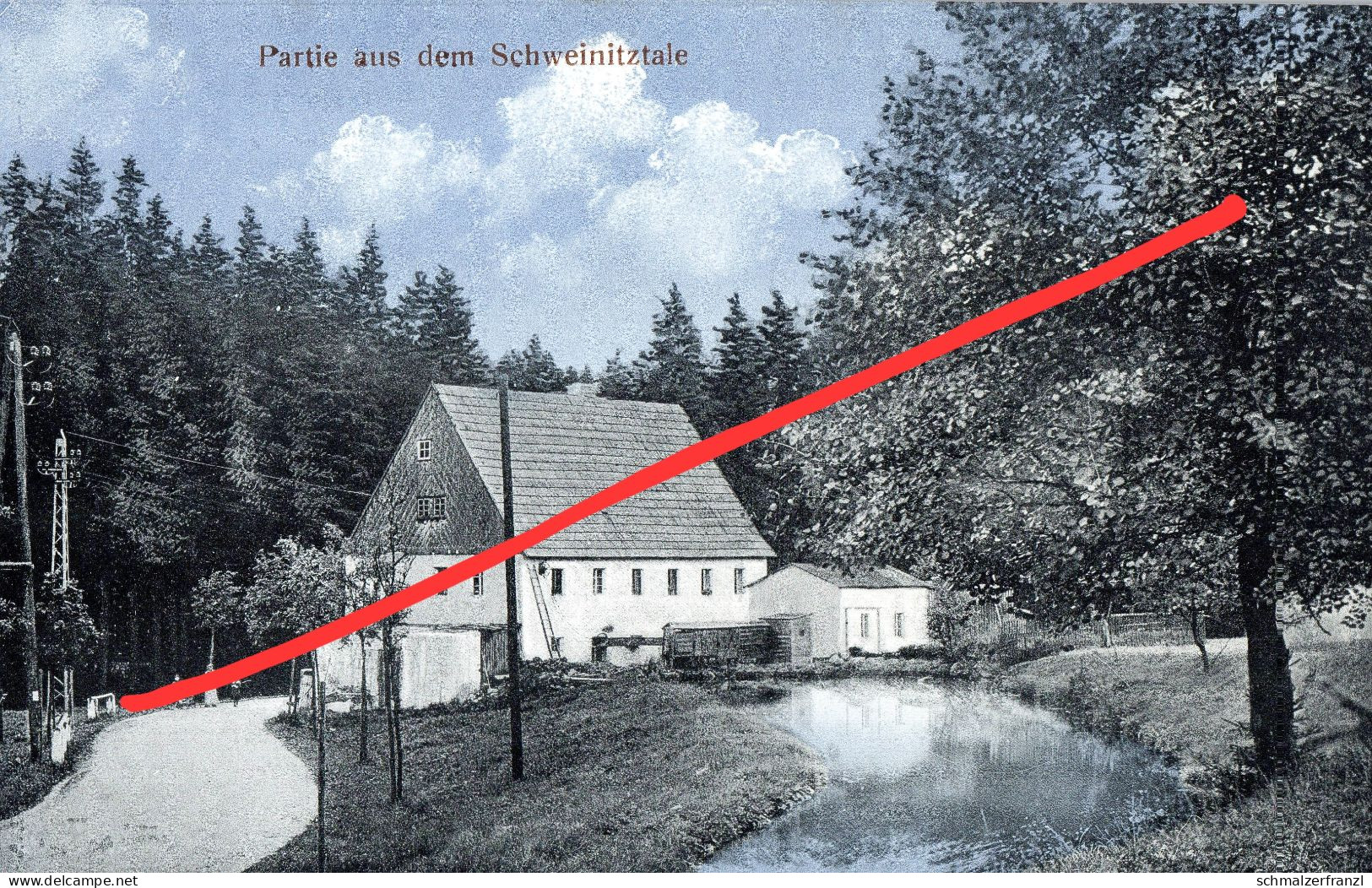 AK Schweinitztal Gasthof ? A Deutschneudorf Oberlochmühle Deutschkatharinenberg Brüderwiese Deutscheinsiedel Brandau - Deutschneudorf