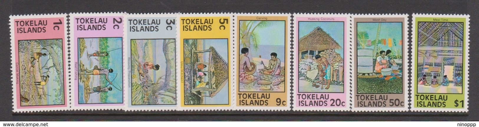 Tokelau SG 49-56 1976 Definitives,mint Never Hinged - Tokelau