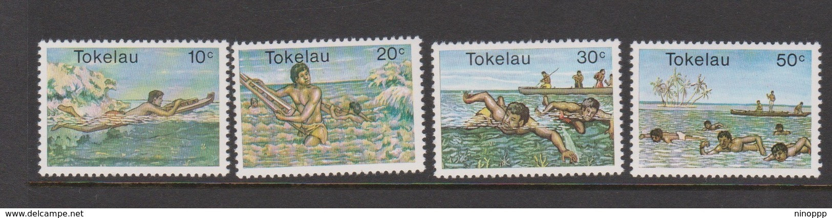 Tokelau SG 73-76 1980 Water Sports,mint Never Hinged - Tokelau