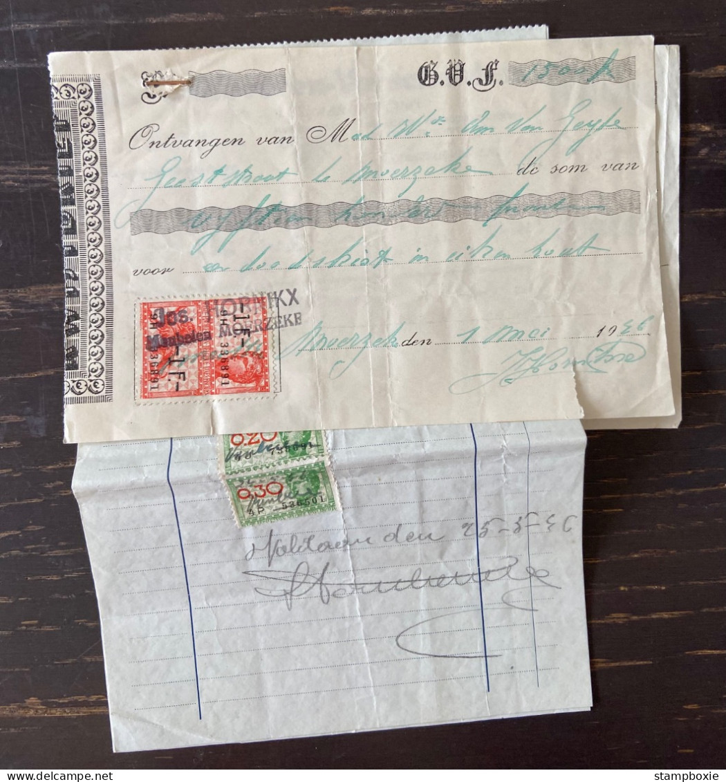 Belgie Facturen-administratie Belastingzegels M547 - 1950 - ...