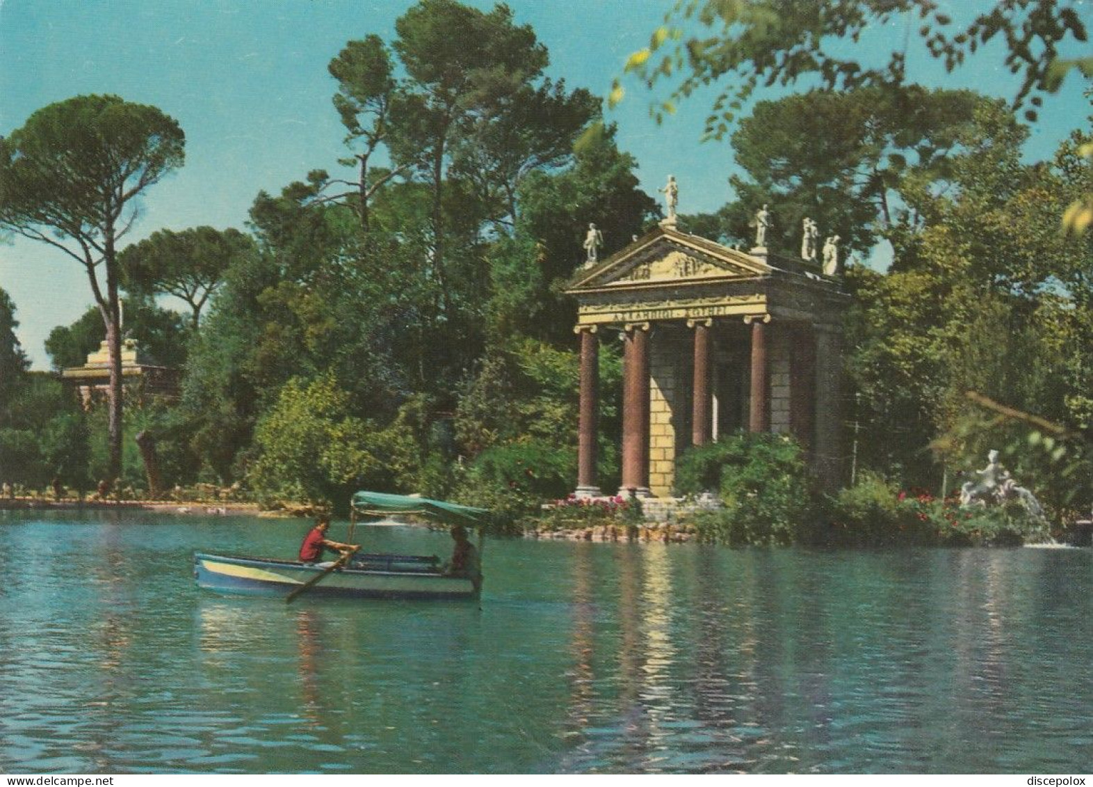 N3839 Roma - Villa Borghese - Il Laghetto - Panorama - Barche Boats Bateaux / Non Viaggiata - Parks & Gardens