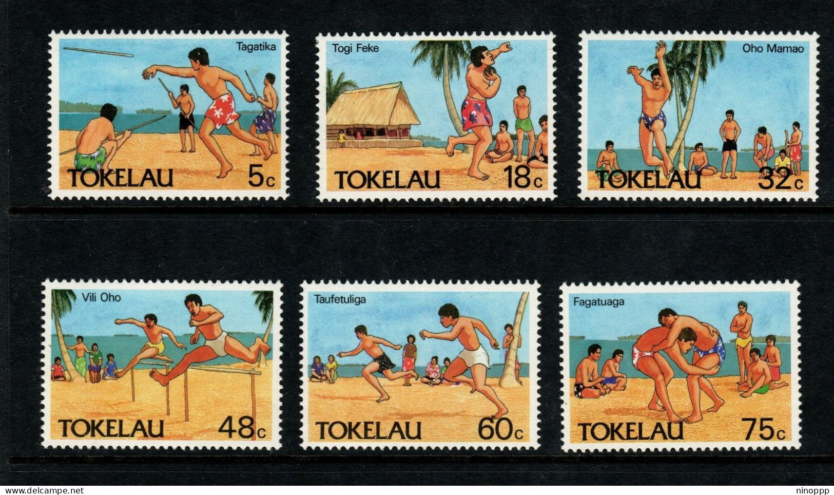 Tokelau SG 148-53 1987 Olympic Sports,mint Never Hinged - Tokelau