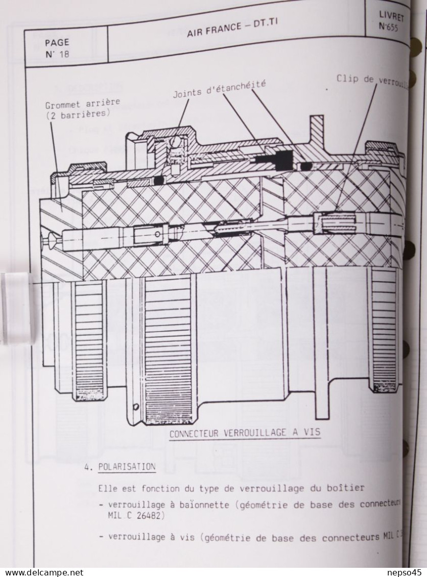 Brochure.Air France.Centre d'Instruction Connecteurs NAS 1599.